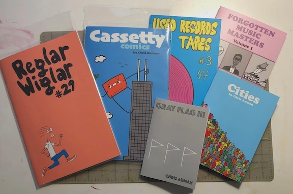 Comics and zines on the Chris Auman website