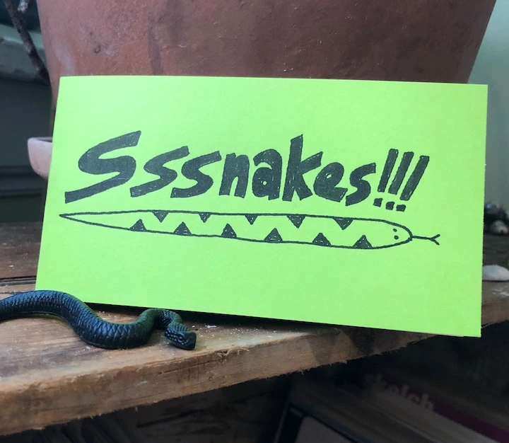 Snakes comics by Chris Auman