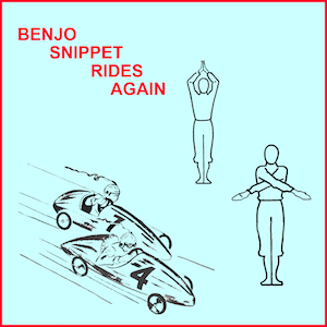 Benjo Snippet Rides Again cover