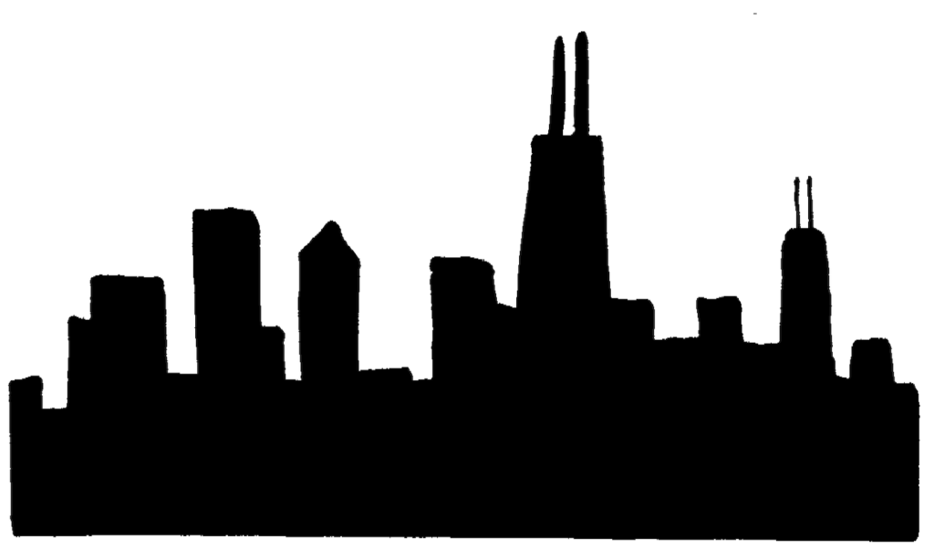 Drawing of Chicago skyline