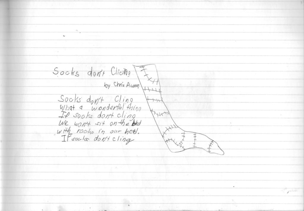 Socks Don't Cling poem
