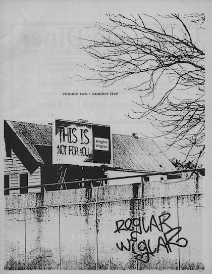 Reglar Wiglar #5 cover