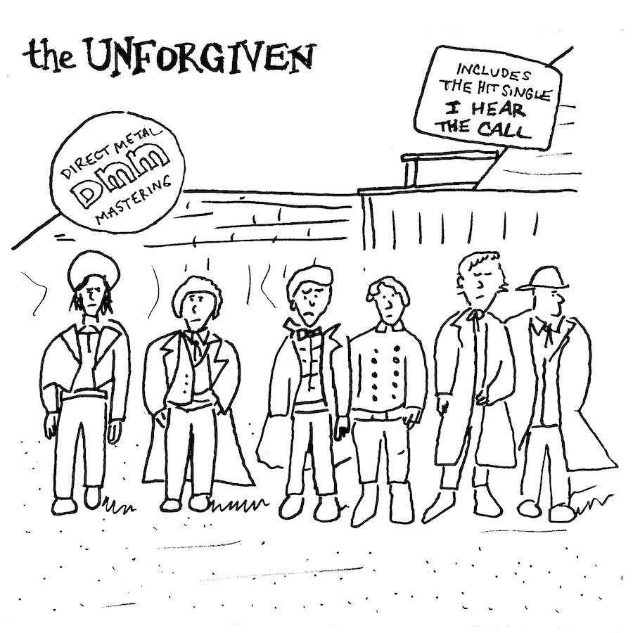 The Unforgiven album cover drawing