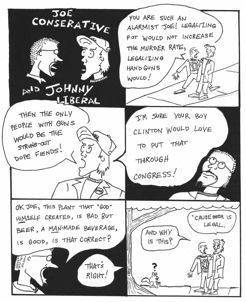 Joe Conservative & Johnny Liberal comic