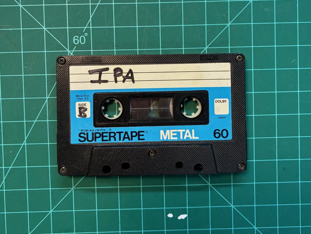 IPA cassette tape