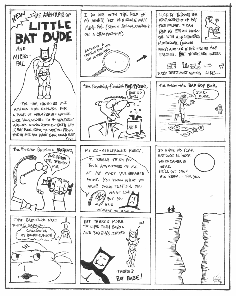 The Adventures of Little Bat Dude comic