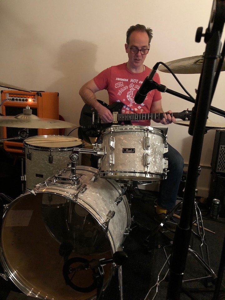 Tim guitar and drums