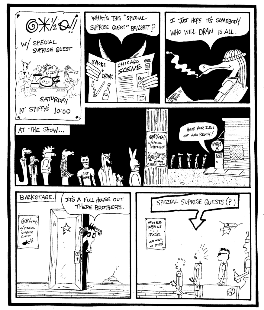 Joey Germs comic with the Woodrows