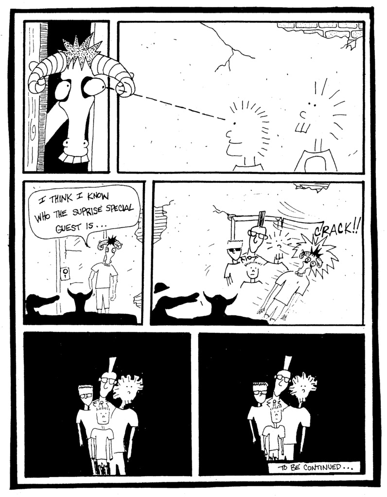 Joey Germs comic with the Woodrows