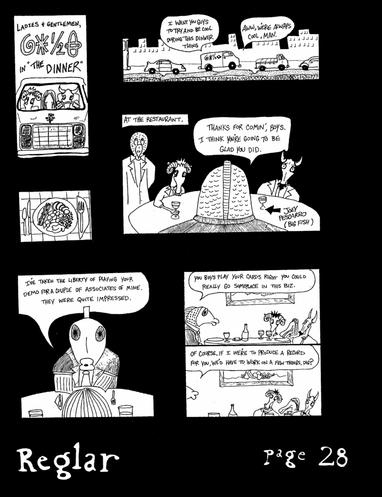 Joey Germ The Dinner comic