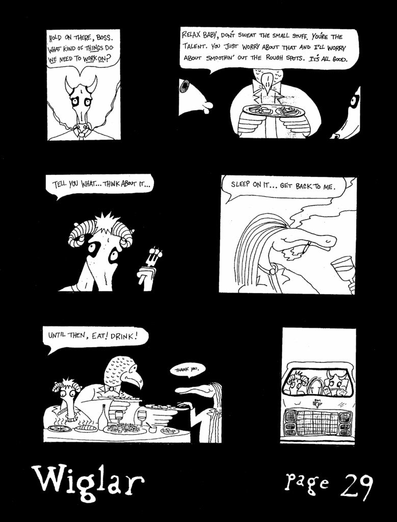 Joey Germ The Dinner comic