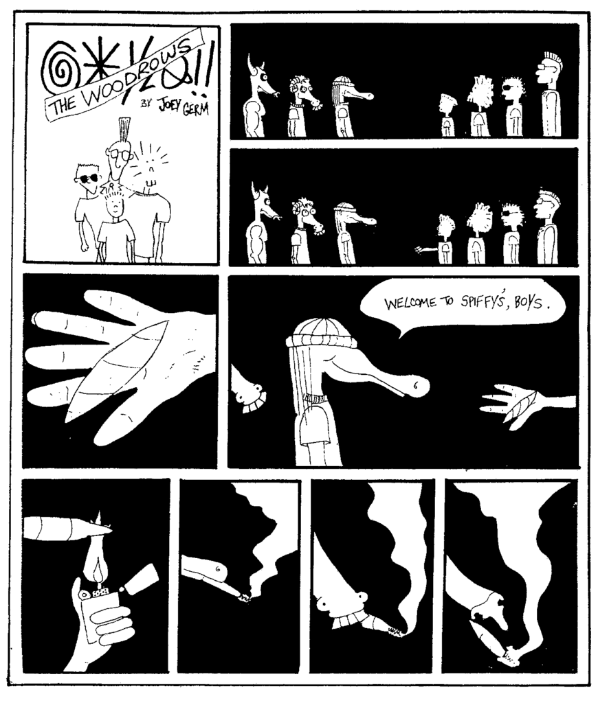 The band meets The Woodrows