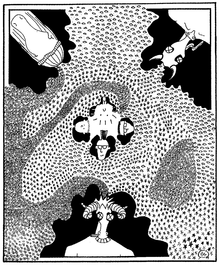 The band meets The Woodrows