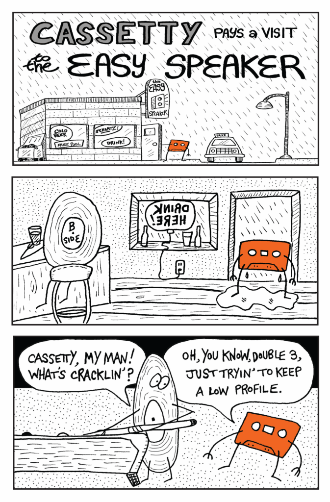 Cassetty comic strip