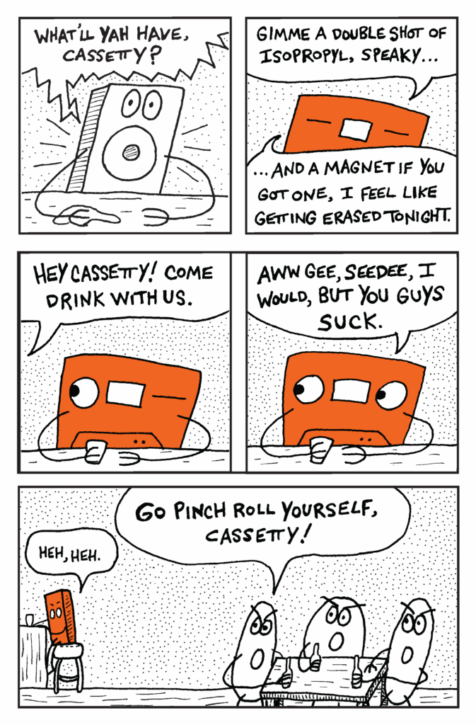 Cassetty comic strip