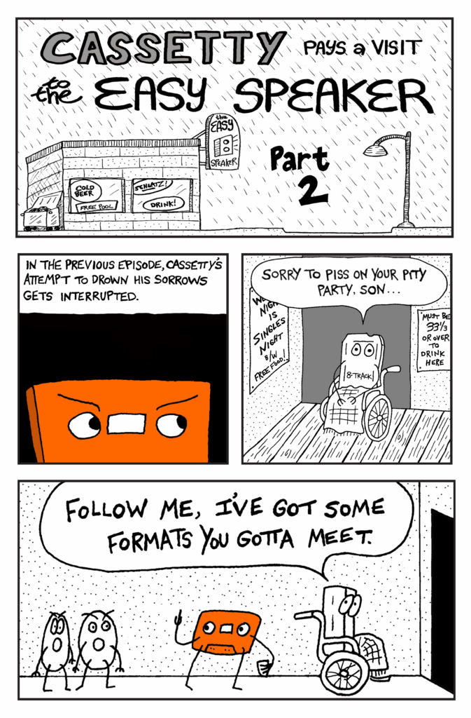 Cassetty comic strip