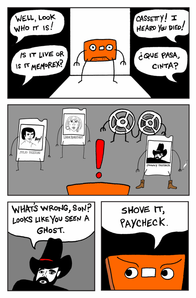 Cassetty comic strip