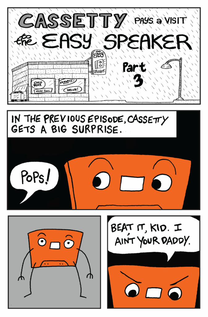 Cassette tape comic