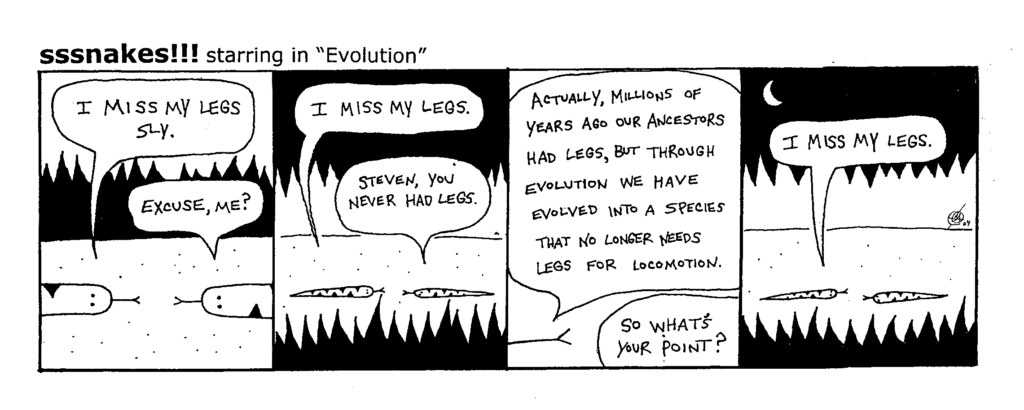 Sssnakes!!! Evolution comic