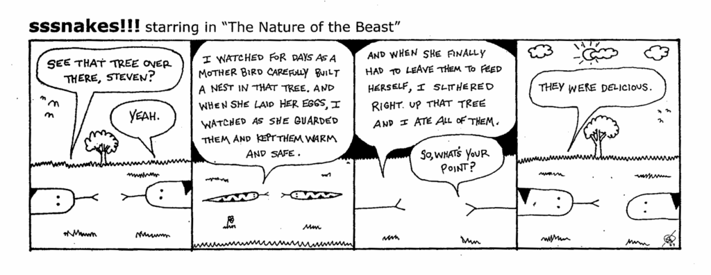 Sssnakes!!! Nature of the Beast comic