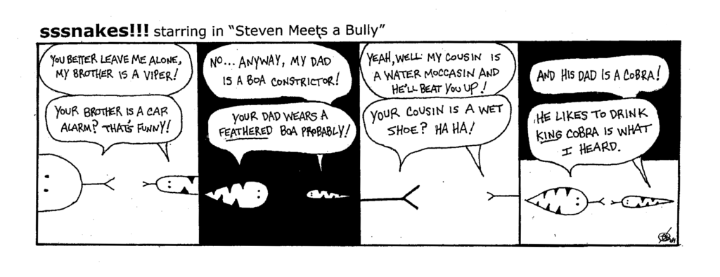 Steven Meets a Bully comic