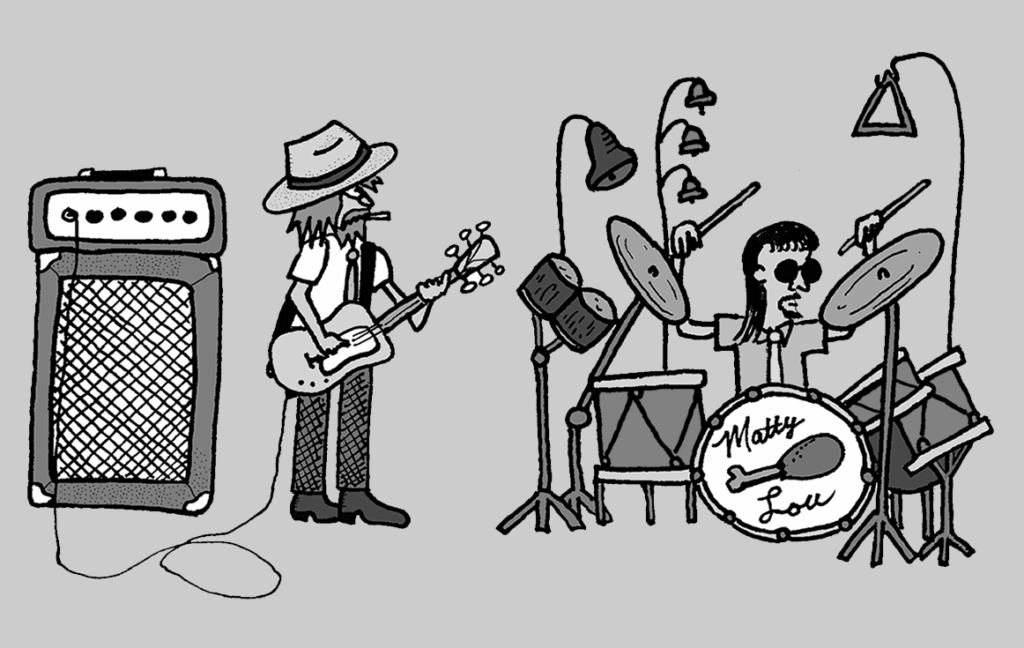 70s supergroup, the Matty Lou band